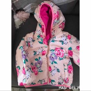 Little Girls 2T reversible Puffer Jacket